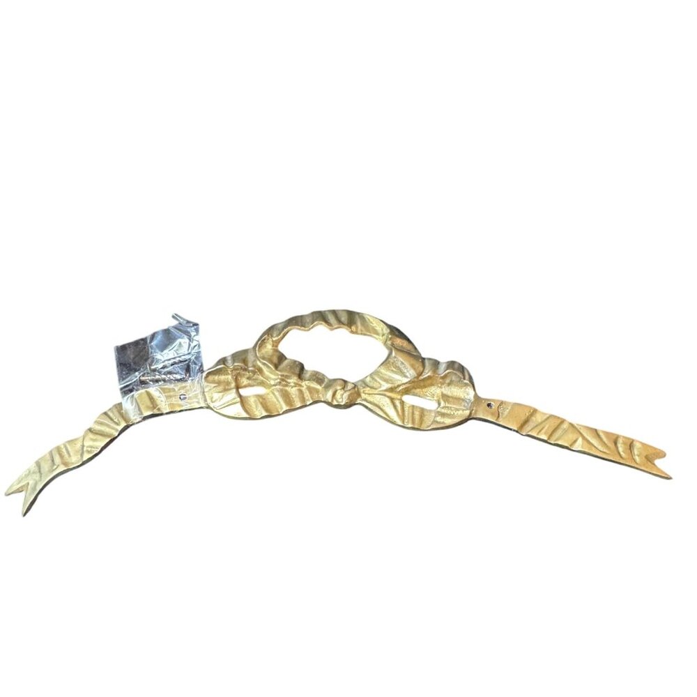 Vintage Brass  Bow Knot Wall Hanger